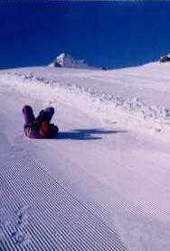 ... gewalzter Schnee ...