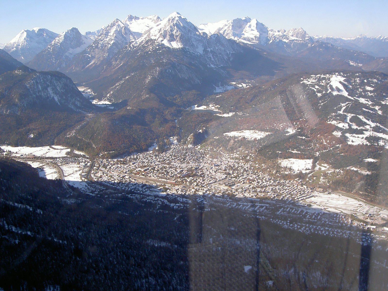 Mittenwald Luftaufnahme