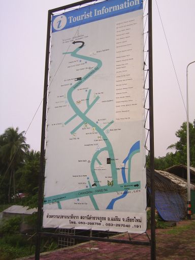 Tourist Gebiet, unten am 'Schmetterling' mein Standort ...