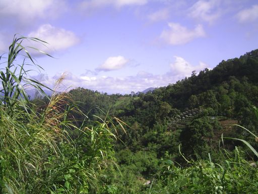 Blick nach Westen, Samoeng Tal ...
