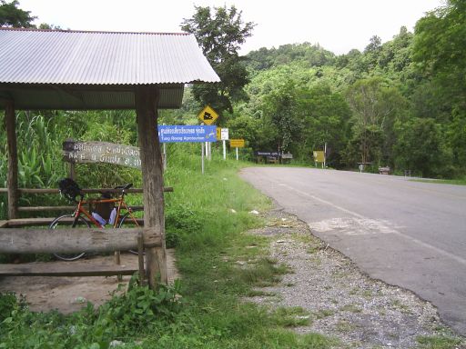Rastplatz am nächsten Sattel