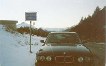 Ofenpass Richtung Westen