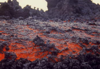 Direkt an der Lava - ein Spiegelei gefällig?